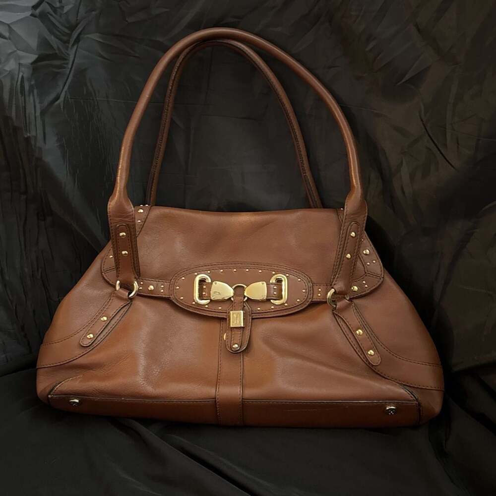 Cole Haan Village F05 Metallic Tan Handbag